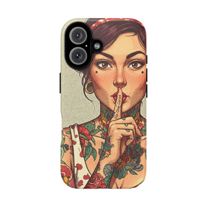 Shh No One Cares Tough Phone Case