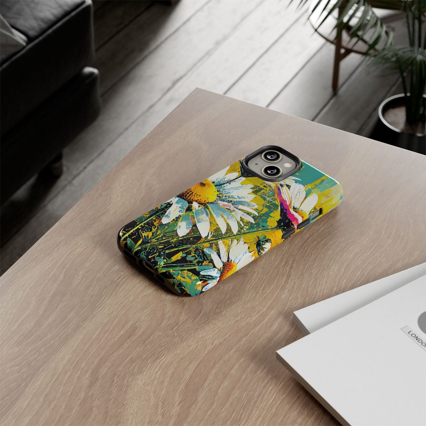 Colorful Daisy Floral Tough Phone Case
