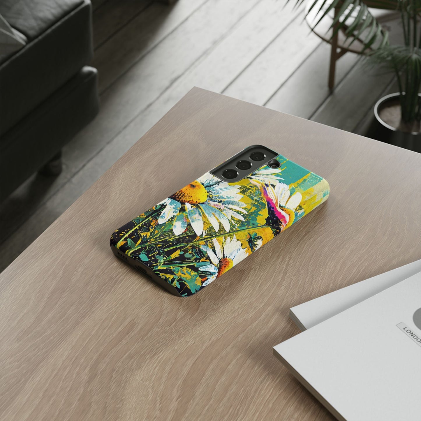 Colorful Daisy Floral Tough Phone Case