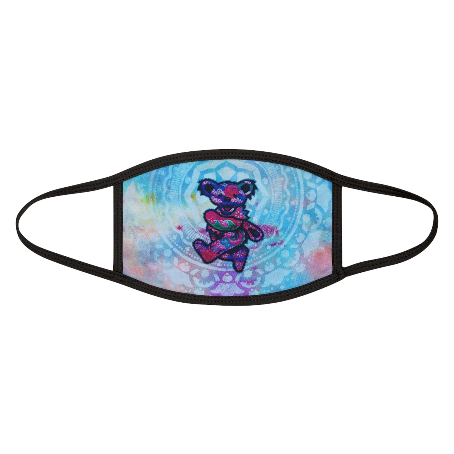 Marching Bear Mixed-Fabric Face Mask