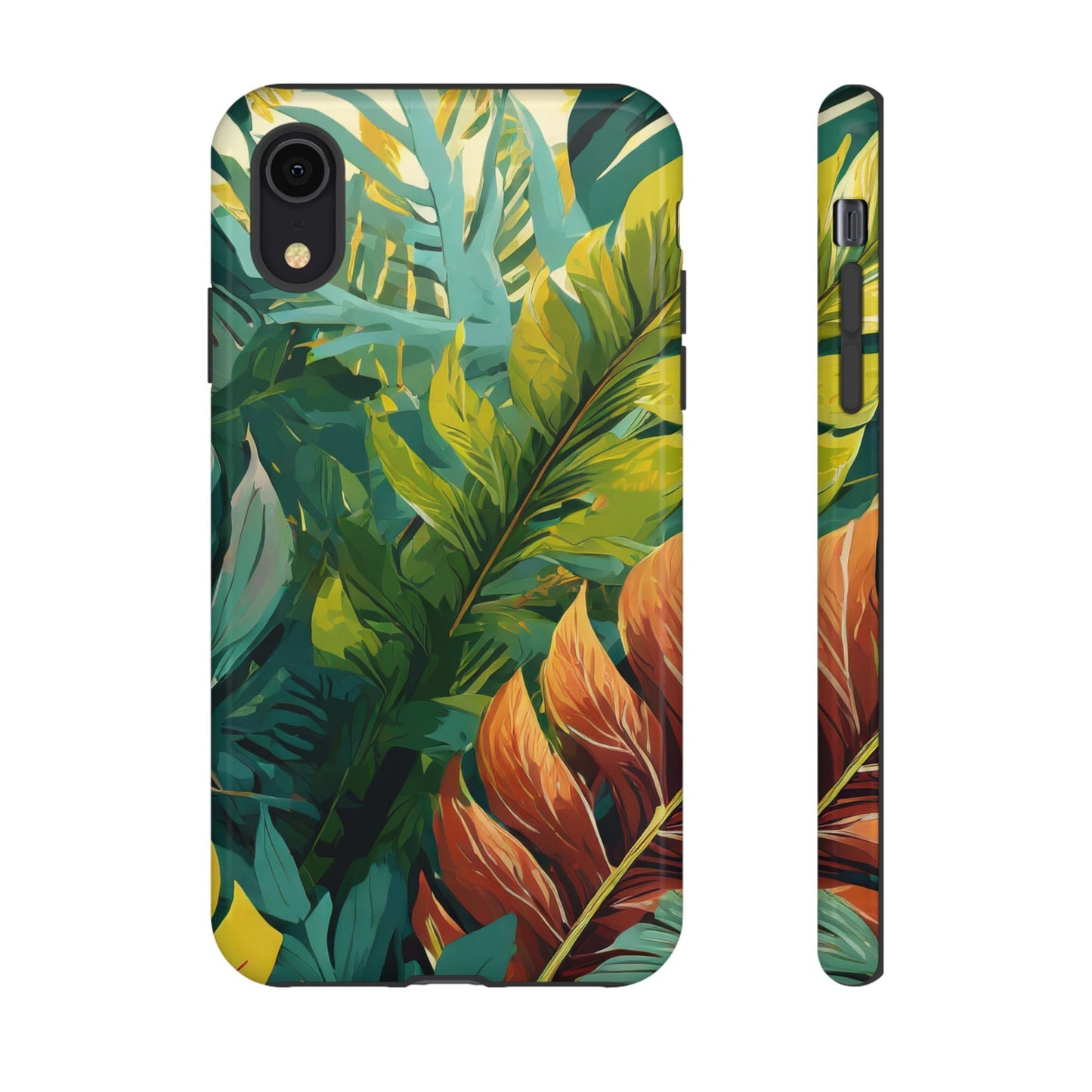 Tropical Leaf Tough Phone Case