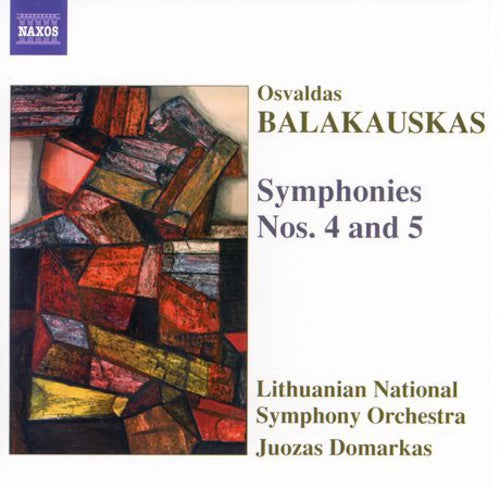 Juozas Domarkas - Balakauskas, O. : Sym 4/5 Music CD