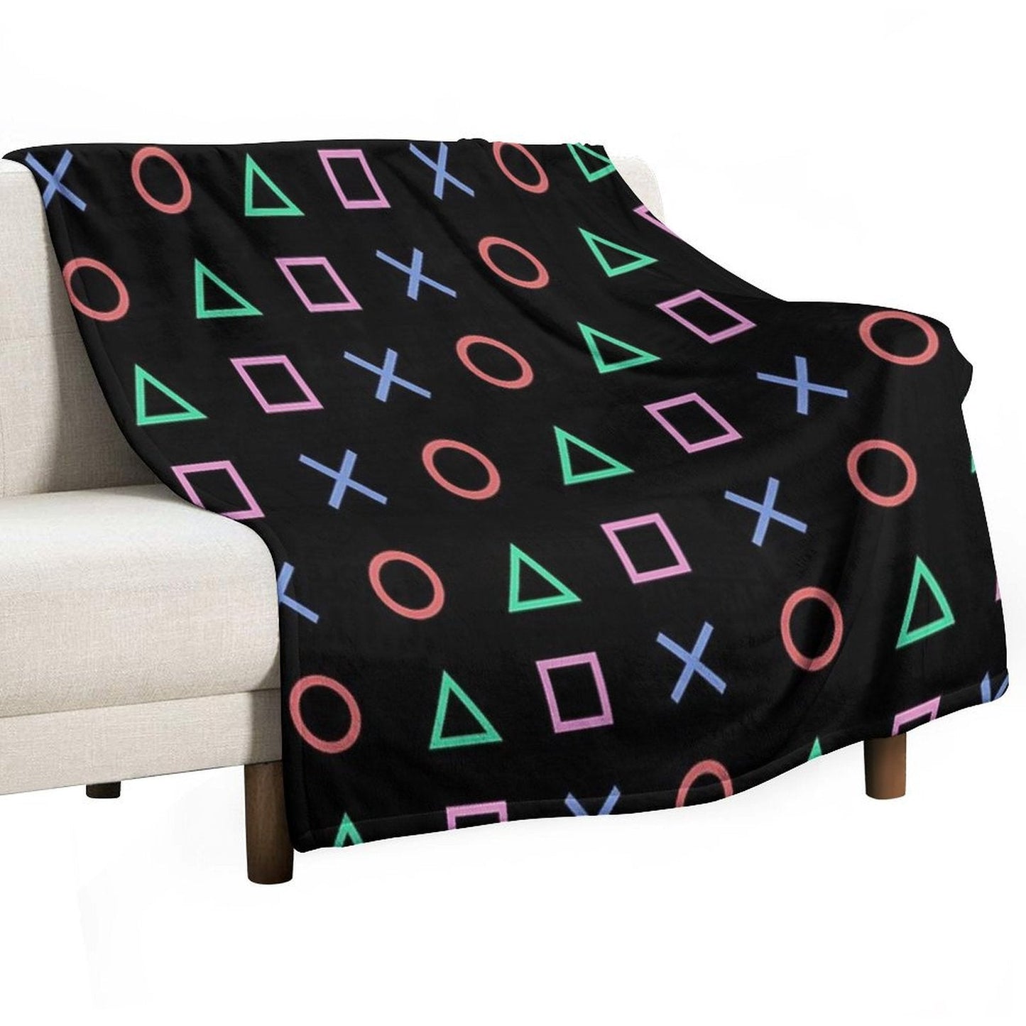 Classico Controller Buttons Icon Throw Blanket