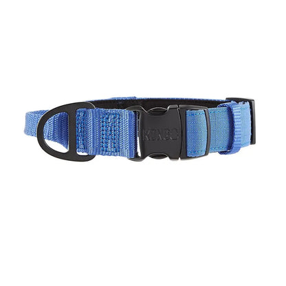 Kong Large Blue Ultra Durable Padded Comfort Handle Dog Collar Adjustable