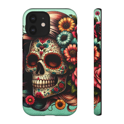 Sugar Skull Tough Phone Case
