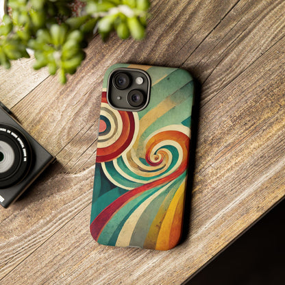 Colorful Swirl Tough Phone Case