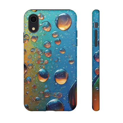 Colorful Water Droplets Tough Phone Case