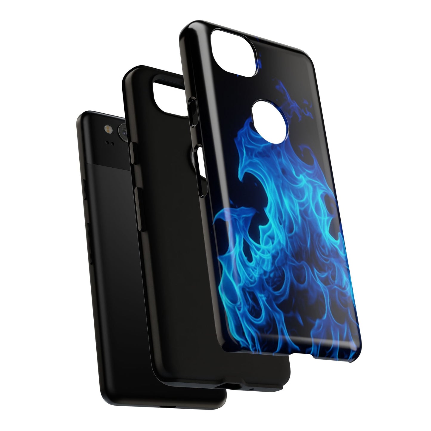 Blue Flames Tough  Phone Case
