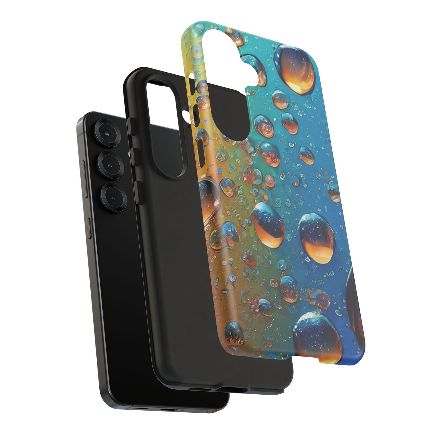 Colorful Water Droplets Tough Phone Case