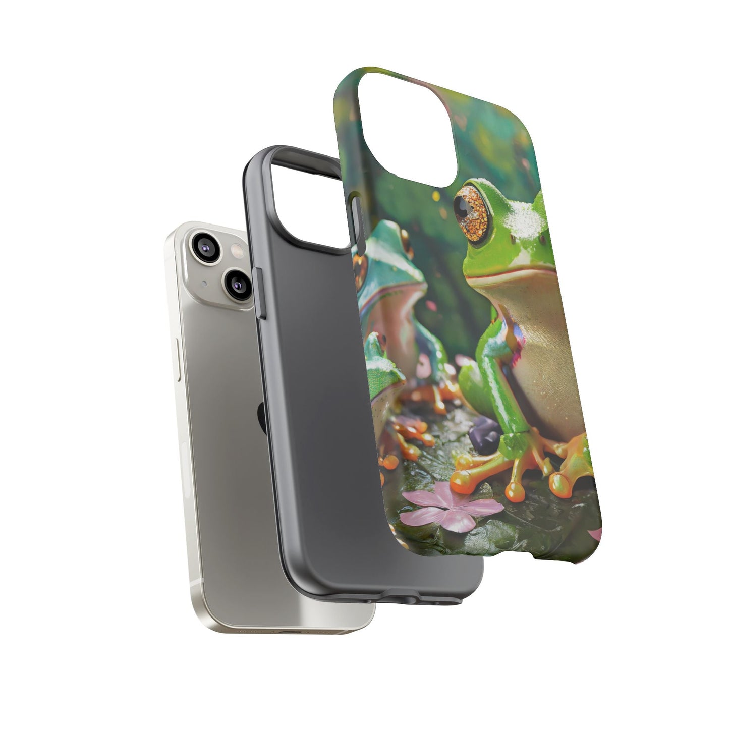 Someone Watching Colorful Frog Tough Phone Case