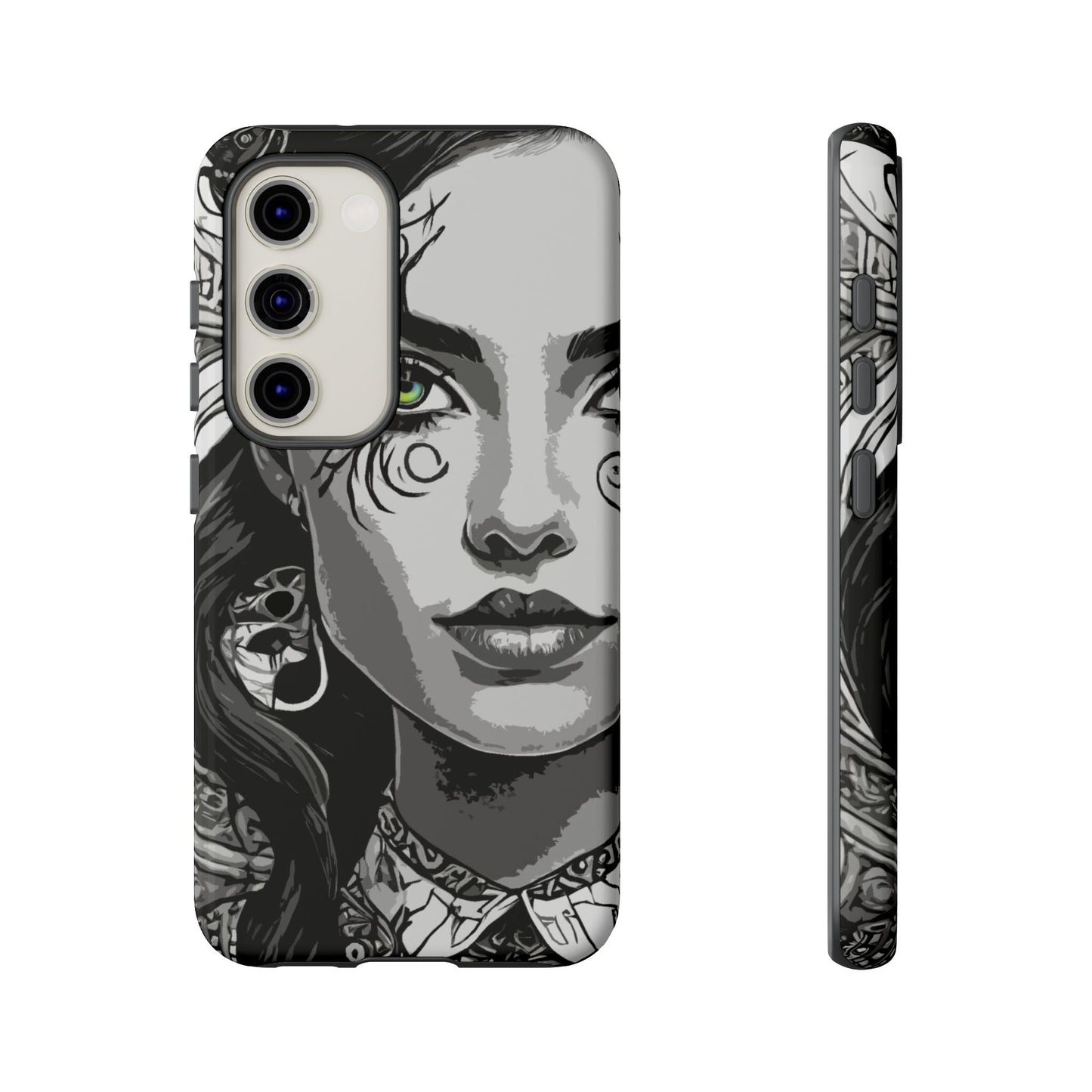 Green Eyed Devilish Beauty Tough Phone Case