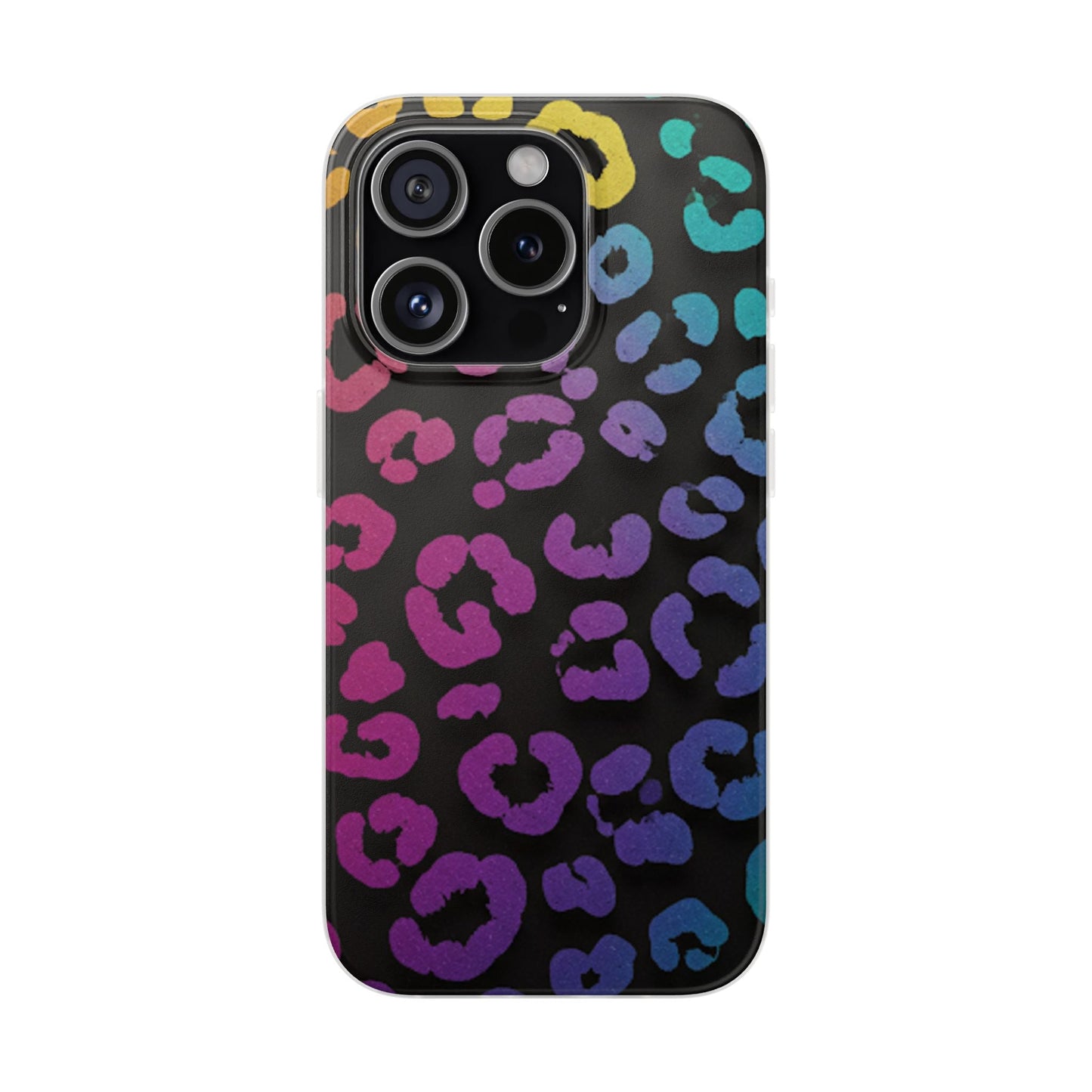 Vibrant Leopard Print Flexi Phone Case