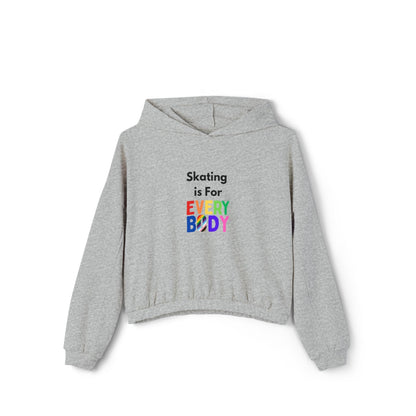 Women’s Cropped Skating is For Everybody Hoodie