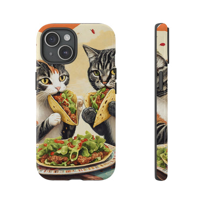 Funny Taco Cat Tough Phone Case