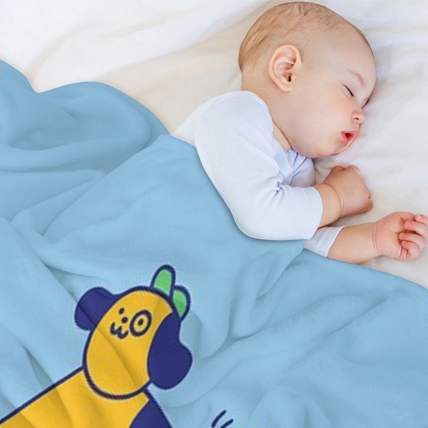 Dog Flying On A Skateboard Throw Blanket