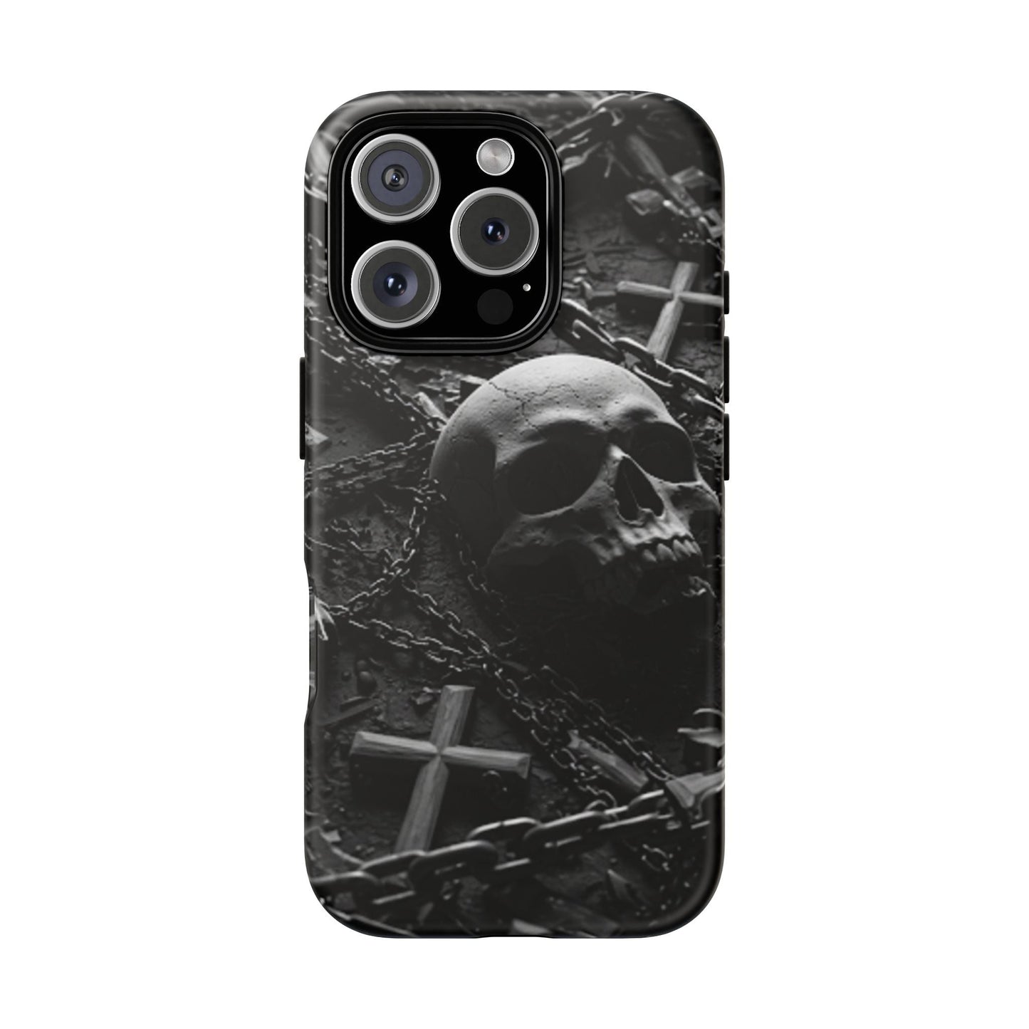 Gothic Skull Tough Phone Case