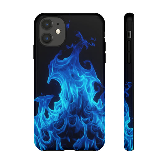 Blue Flames Tough  Phone Case