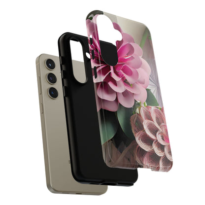 Elegant Paper Flowers Tough Phone Case