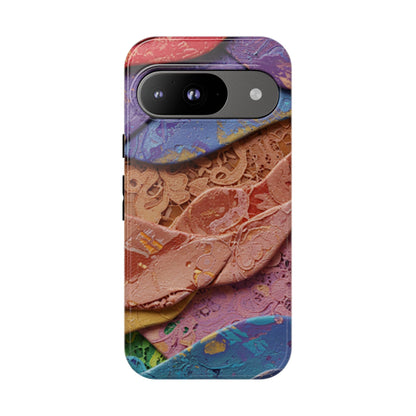 Abstract Painted Lace Tough Phone Case