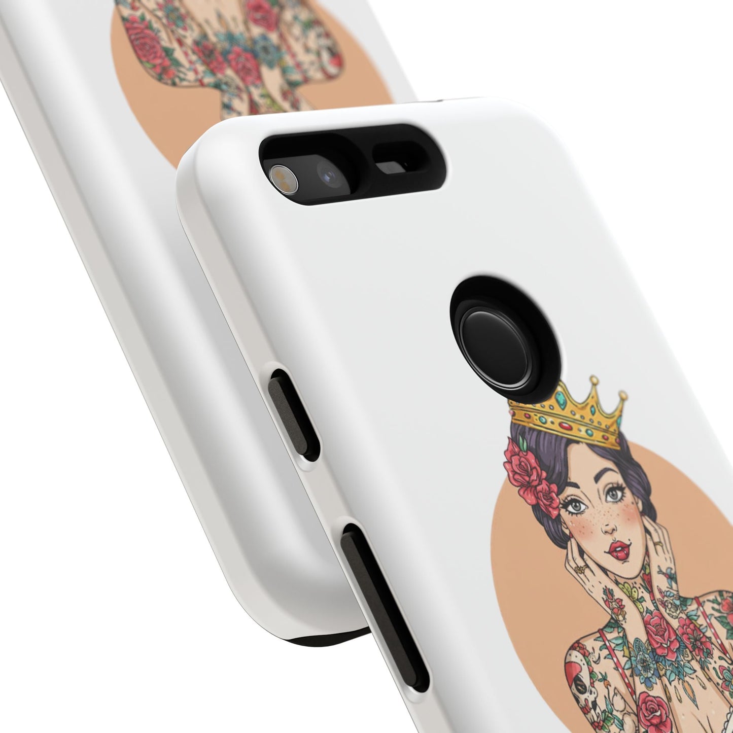 My Crown Never Falls Tattooed Girl Tough Phone Case