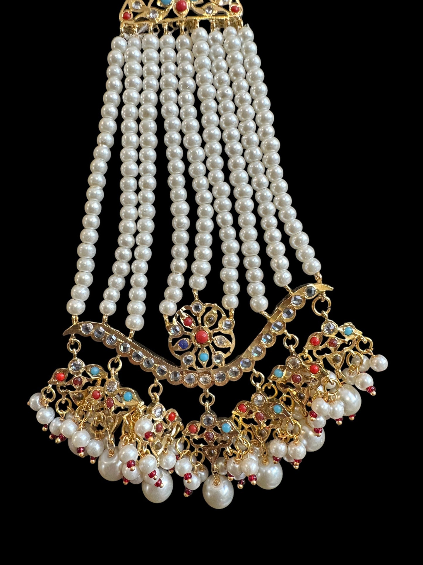 DJHR111 Diya jhoomar in navratan   ( READY TO SHIP )