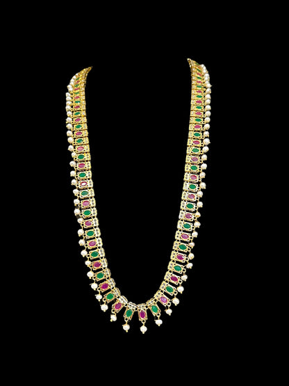DLN49 long pathani style hyderabadi rani haar ( READY TO SHIP )