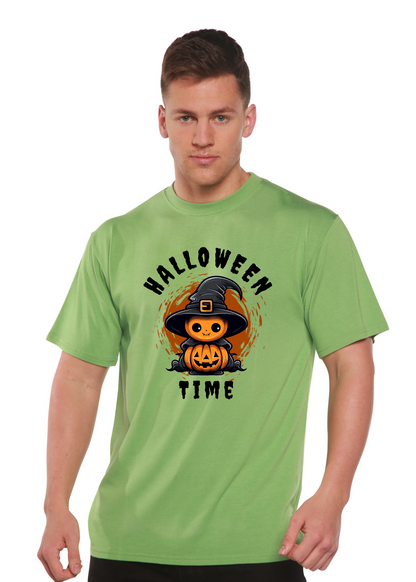 Halloween Time Unisex Bamboo Viscose/Organic Cotton Short Sleeve Graphic T-Shirt