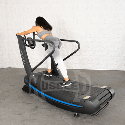 Commercial Self Powered Curve Treadmill - Muscle D Fitness - Standalone