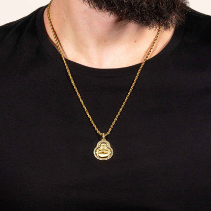 Buddha Pendant 925 Sterling Silver