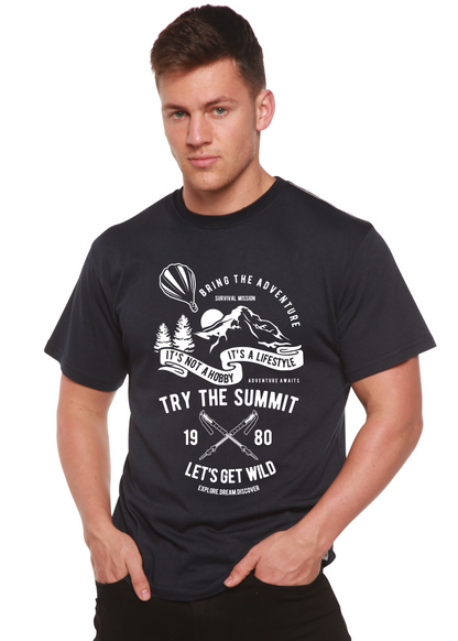 Try The Summit Spun Bamboo® Men's Bamboo Viscose/Organic Cotton Short Sleeve Graphic T-Shirt