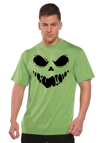 Halloween Boo Men's Bamboo Viscose/Organic Cotton Short Sleeve Graphic T-Shirt