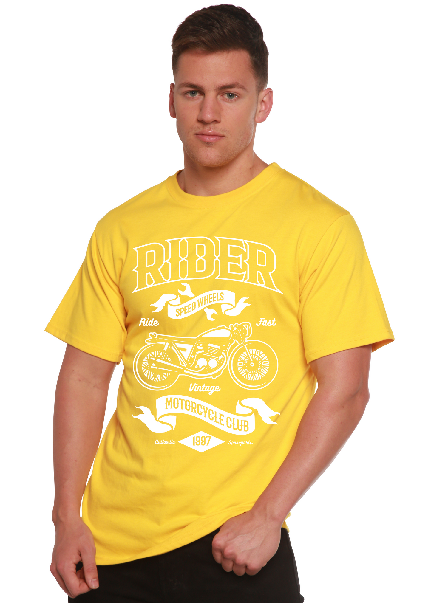 Rider Spun Bamboo® Men's Bamboo Viscose/Organic Cotton Short Sleeve Graphic T-Shirt