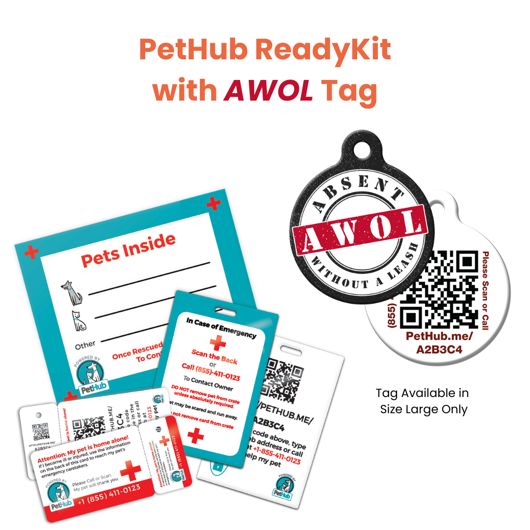 PetHub QR Pet ID Comprehensive ReadyKit – Complete Emergency Kit
