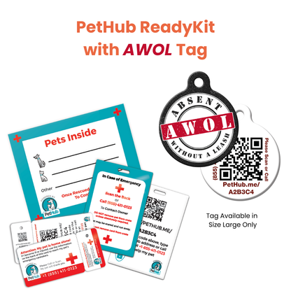 PetHub QR Pet ID Comprehensive ReadyKit – Complete Emergency Kit