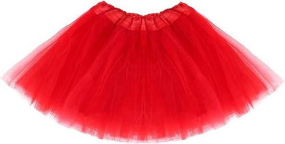 Girl Tutu Skirt, 3 Layers Tulle Tutus for Little Girls, (2T - 8T)
