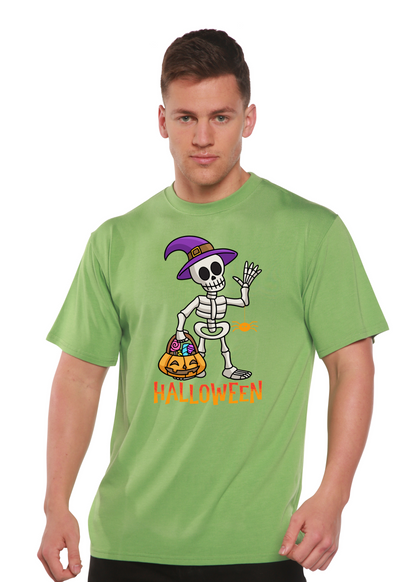 Happy Halloween Unisex Bamboo Viscose/Organic Cotton Short Sleeve Graphic T-Shirt
