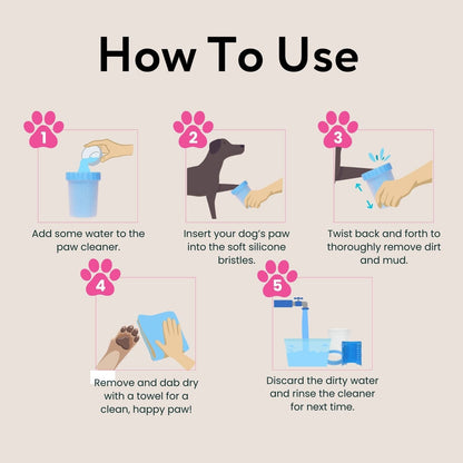 Dog Paw Washer and Cleaner