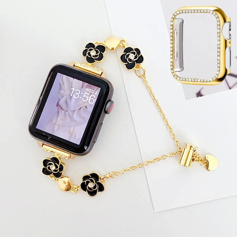 Diamond Apple Watch Strap Series 11/10/9/8/7/6/5/4/ SE / Ultra 1/2/3