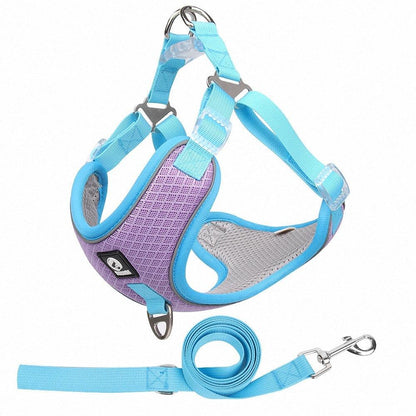 Adjustable Reflective Dog Harness Set