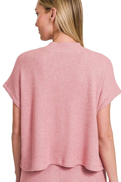 Sweater Boxy Top & Long Pants Set