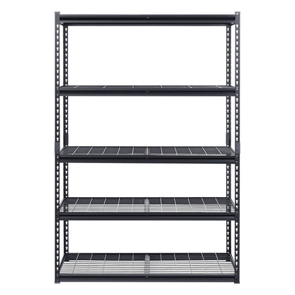 Heavy-Duty 5-Tier 4x2 Storage Rack (48" W × 24" D × 72" H | 3,000 lb Capacity)