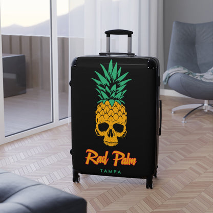 Rad Palm Pineapple Skull Travel Roller Bag