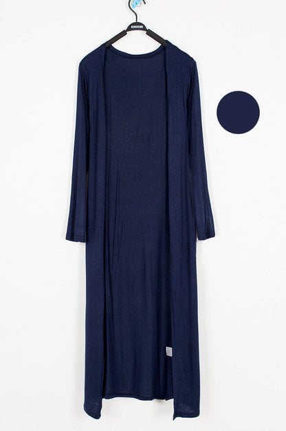 Lightweight Modal Drape Cardigan - Open Front Long Sleeve
