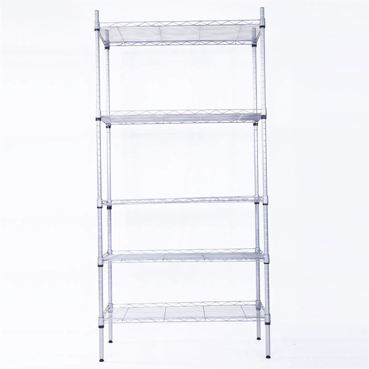 5-Tier Storage Rack with Safety Lip (29" × 13.4" × 59")