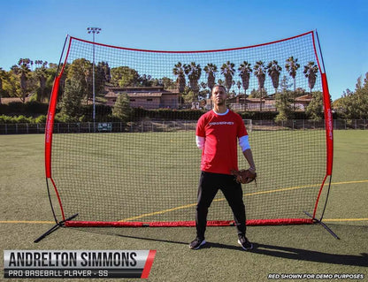 PowerNet 12x9 Ft Sports Barrier Net for Player & Property Protection (1021)