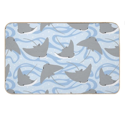 Stingrays - Cownose Ray - Sticker Pack Bath Mat