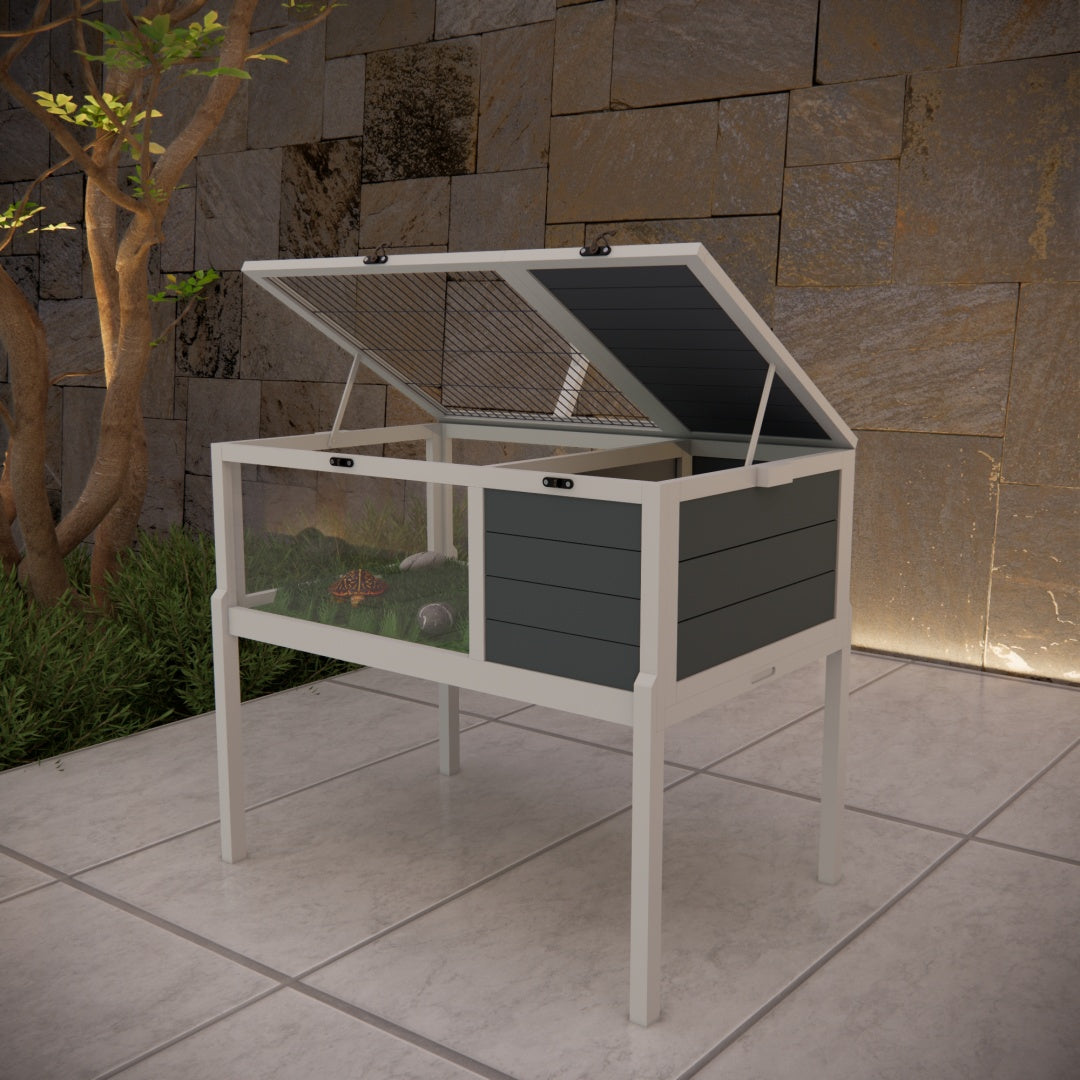 Elevated Wooden Tortoise House