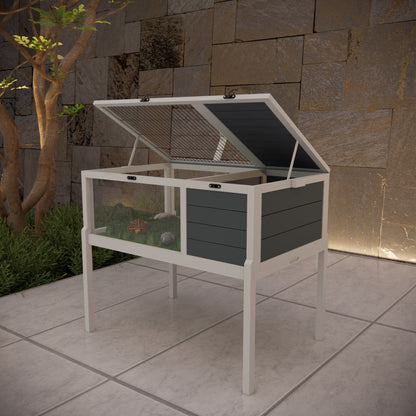 Elevated Wooden Tortoise House
