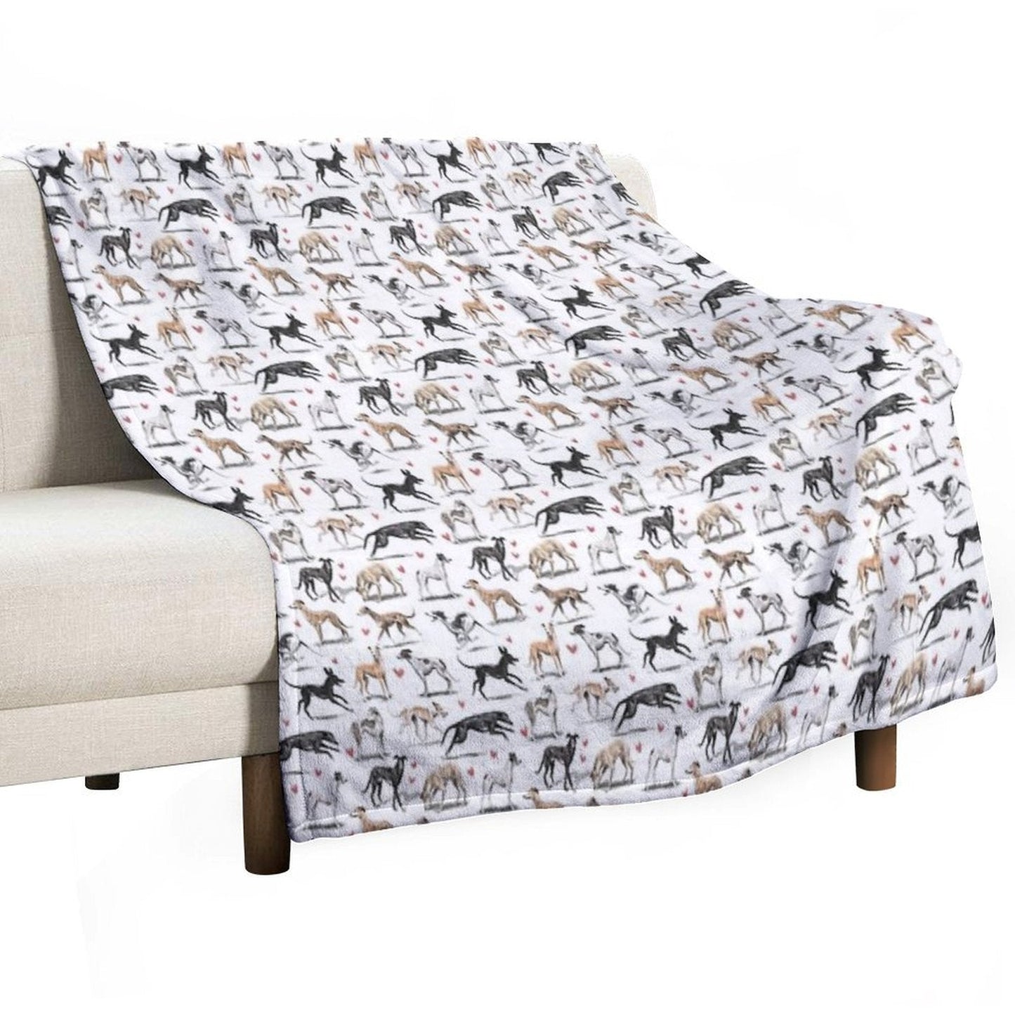 Greyhounds Throw Blanket