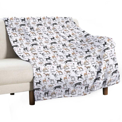 Greyhounds Throw Blanket